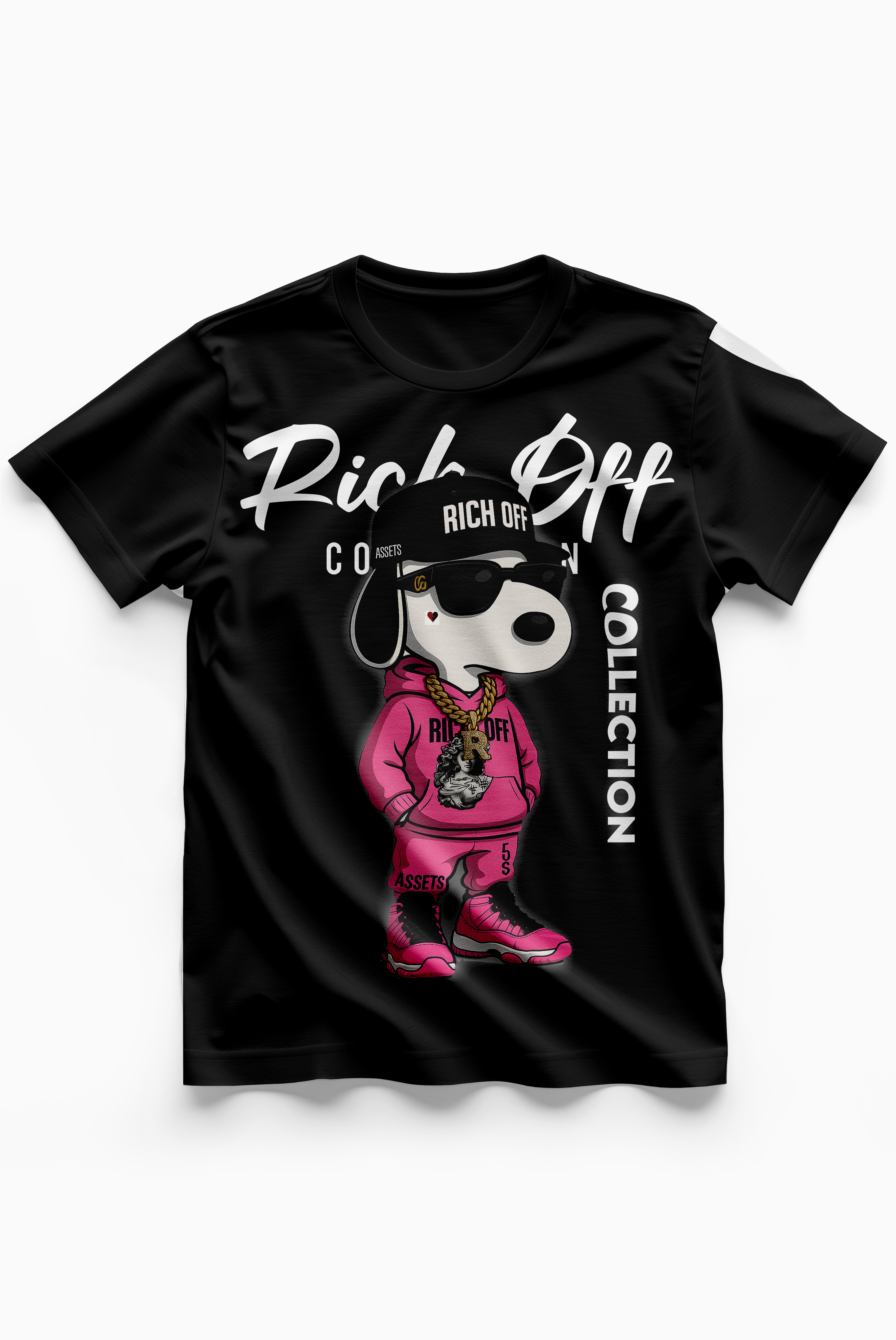 SNOOPY! RICH OFF - TEE