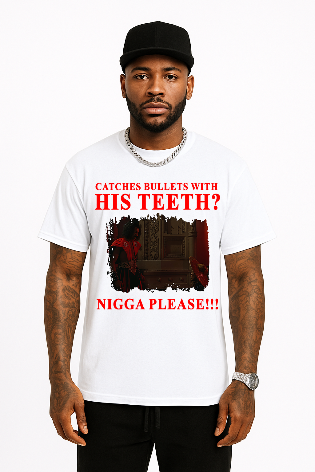 Catches Bullets w/ his Teeth?